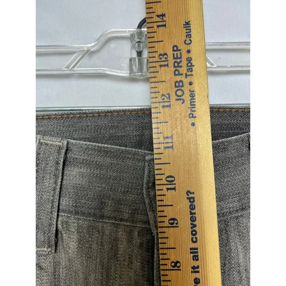 True Religion Men’s Size 36 Gray Denim Button Fly Straight Leg Jeans M05T6U50